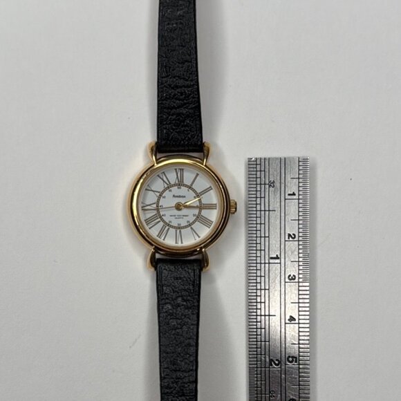 Vintage Armitron Quartz Women's Analog Watch Japanese Movement Leather Untested - Picture 7 of 9
